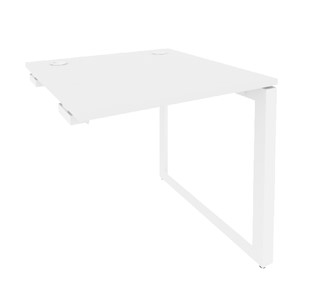 Приставной стол к тумбе O.MO-SPR-0.7 Белый/Белый бриллиант в Шахтах