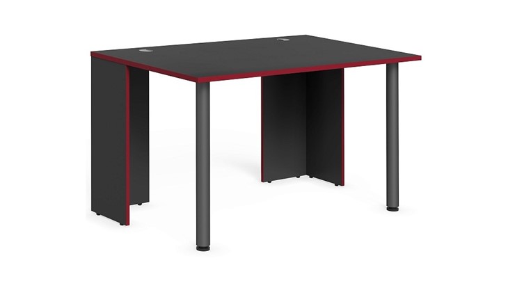 Стол для компьютера SKILLL SSTG 1385.1 , (1360x850x750), Антрацит/ Красный в Шахтах - изображение 1