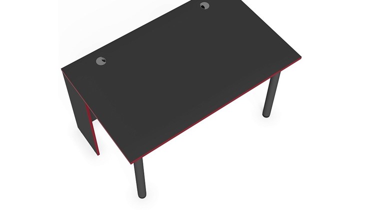 Стол для компьютера SKILLL SSTG 1385.1 , (1360x850x750), Антрацит/ Красный в Шахтах - изображение 3