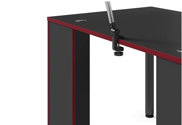 Стол для компьютера SKILLL SSTG 1385.1 , (1360x850x750), Антрацит/ Красный в Шахтах - предосмотр 6