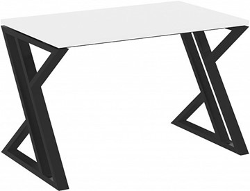 Письменный стол Loft VR.L-SRZ-1.7, Белый Бриллиант/Черный металл в Шахтах
