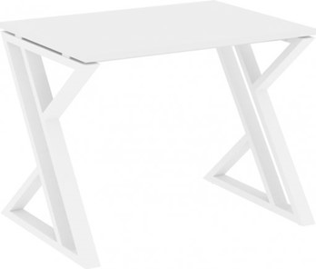 Письменный стол Loft VR.L-SRZ-2.7, Белый Бриллиант/Белый металл в Шахтах