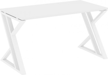 Письменный стол Loft VR.L-SRZ-3.7, Белый Бриллиант/Белый металл в Шахтах