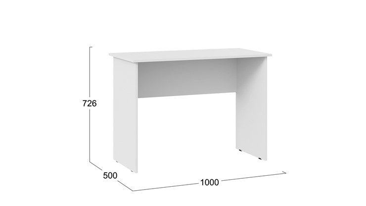 Стол рабочий Тип 14, 1000 (Белый Ясень) в Шахтах - изображение 2