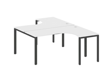 Письменный стол Metal System БП.РАС-СА-2.4 Белый/Антрацит в Шахтах