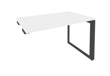 Стол приставной к тумбе O.MO-SPR-2.8 Антрацит/Белый бриллиант в Шахтах
