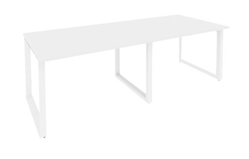 Стол для переговоров O.MO-PRG-2.2 Белый/Белый бриллиант в Шахтах