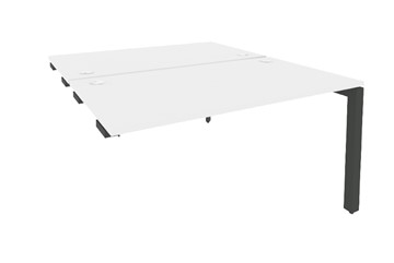 Приставной стол к тумбе O.MP-D.SPR-3.8 Антрацит/Белый бриллиант в Шахтах