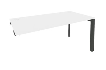 Приставной стол к тумбе O.MP-SPR-4.8 Антрацит/Белый бриллиант в Шахтах
