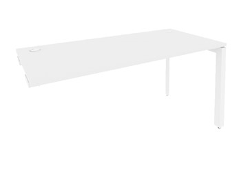 Стол приставной к тумбе O.MP-SPR-4.7 Белый/Белый бриллиант в Шахтах