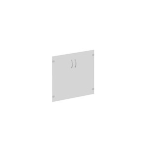 Двери стеклянные низкие прозрачные Комфорт 40x0.4x76 (2шт.) К 622 в Шахтах