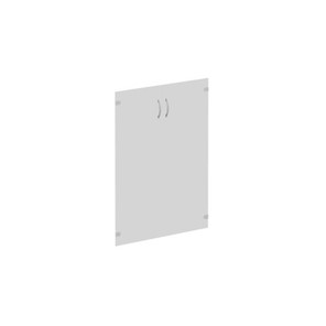 Двери стеклянные средние прозрачные Комфорт 40x0.4x116 (2шт.) К 604 в Шахтах
