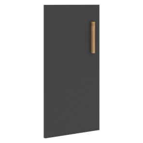 Низкая дверь для шкафа левая FORTA Черный ГрафитFLD 40-1(L) (396х18х766) в Шахтах