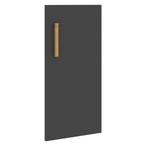 Дверь для шкафа низкая правая FORTA Черный Графит FLD 40-1(R) (396х18х766) в Шахтах
