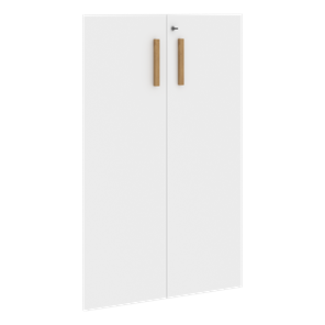 Двери для шкафов средние с замком FORTA Белый FMD 40-2(Z) (794х18х1164) в Шахтах