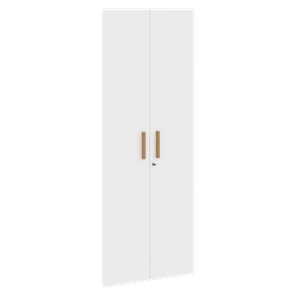 Двери для шкафов высокие с замком FORTA Белый FHD 40-2(Z)  (794х18х1932) в Шахтах
