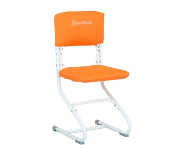 Комплект чехлов на сиденье и спинку стула СУТ.01.040-01 Оранжевый, Замша в Шахтах