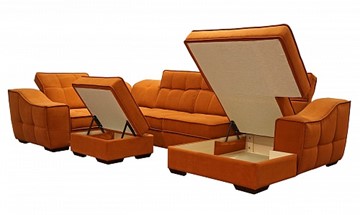 Угловой диван N-11-M (П1+ПС+УС+Д2+Д5+П1) в Таганроге - предосмотр 2