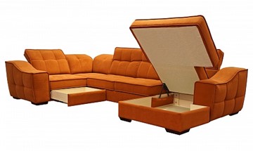 Угловой диван N-11-M (П1+ПС+УС+Д2+Д5+П1) в Шахтах - предосмотр 1