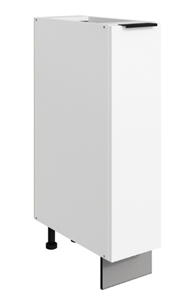Шкаф рабочий Стоун L200 (1 дв.гл.) (белый/джелато софттач) в Шахтах