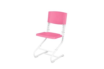 Регулируемый детский стул СУТ.01 Пластик (рост от 130 см), Розовый в Батайске