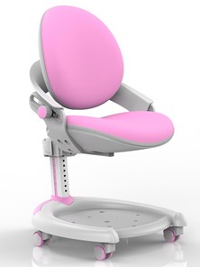 Детское кресло Mealux ZMAX-15 Plus, Y-710 PN, белый металл, обивка розовая однотонная в Шахтах