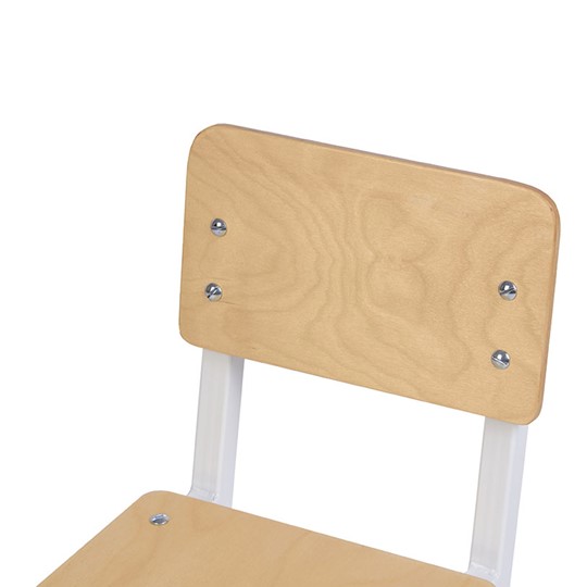 Детский стул POLINI Kids City S Ученик, 2 гр. Белый-дуб пастельный в Шахтах - изображение 4