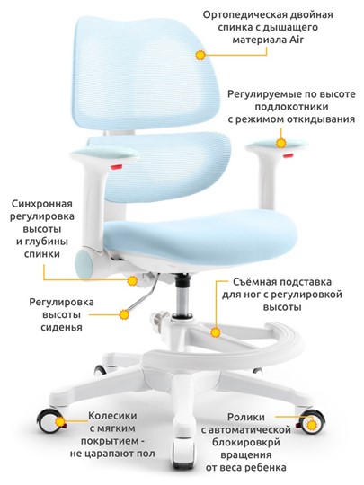 Кресло Dream Air Y-607 KBL в Шахтах - изображение 1