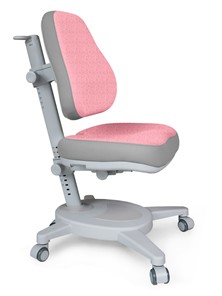 Растущее детское кресло Mealux Onyx (Y-110) G + DPG  - серое + чехол розовый с серыми вставками в Ростове-на-Дону