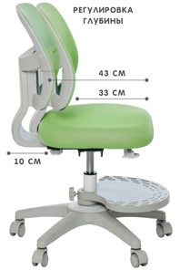 Растущее кресло Holto-22 зеленое в Шахтах - предосмотр 3
