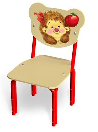 Детский растущий стул Ежик (Кузя-Еж(1-3)ВКр) в Таганроге - изображение