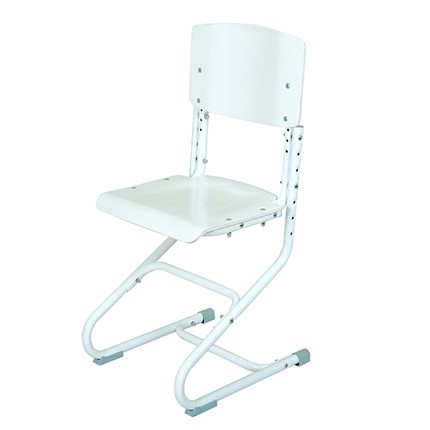 Регулируемый детский стул СУТ 01-01, Белый, 000008000 в Шахтах - изображение