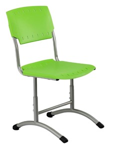 Детский стул регулируемый Отличник.3 5-7, Салатовый RAL 6038/Светло-серый в Шахтах - предосмотр