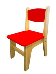 Детский стул Вуди красный (H 300) в Шахтах