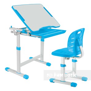 Стол растущий и стул Piccolino III Blue в Шахтах