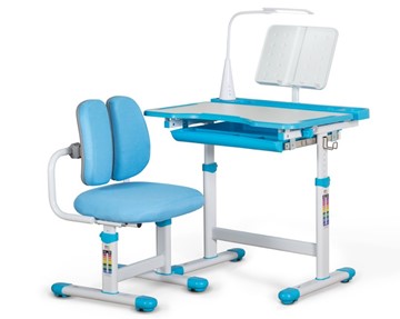 Комплект из растущего стола и кресла Mealux EVO BD-23 Blue в Шахтах