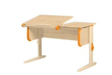 Растущий стол 1/75-40 (СУТ.25) Бежевый/Бежевый/Оранжевый в Таганроге