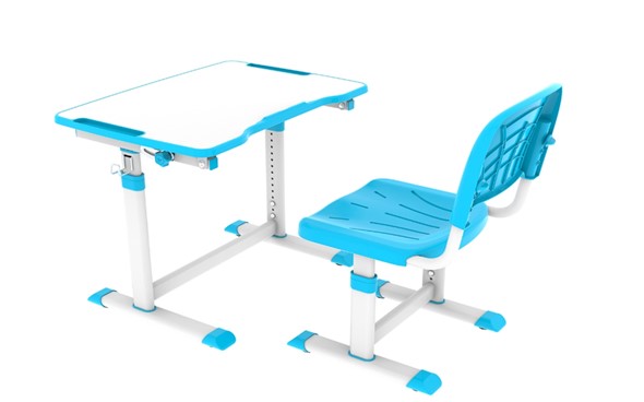 Парта растущая + стул Olea blue в Шахтах - изображение