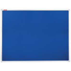 Доска  для объявлений c текстильным покрытием для объявлений 60х90 см синяя, ГАРАНТИЯ 10 ЛЕТ, РОССИЯ, BRAUBERG, 231700 в Шахтах