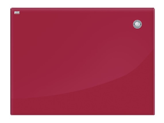 Магнитная стеклянная доска для рисования 2х3 OFFICE TSZ86 R, 60x80 см, красная в Шахтах - изображение