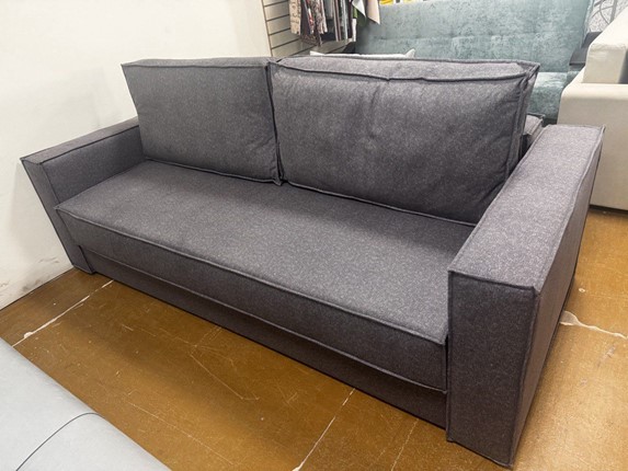 Прямой диван Эдельвейс БД Simple 21 велюр в Каменск-Шахтинском - изображение