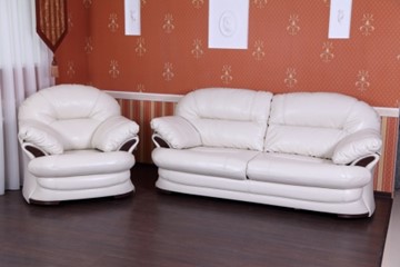 Прямой диван Квин 6 БД и 1 кресло в Шахтах