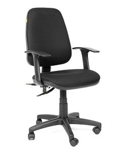 Кресло офисное CHAIRMAN 661 Ткань стандарт 15-21 черная в Батайске - предосмотр