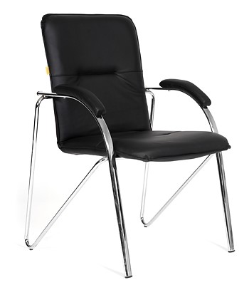 Компьютерное кресло CHAIRMAN 850 Экокожа Terra 118 черная в Шахтах - изображение