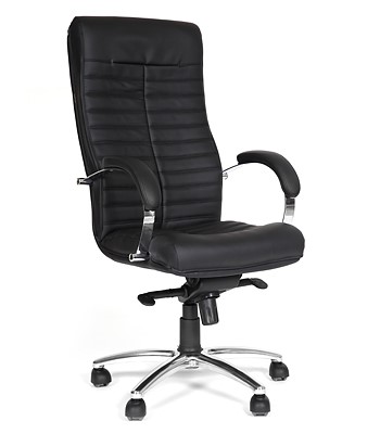 Компьютерное кресло CHAIRMAN 480 Экокожа премиум черная в Шахтах - изображение