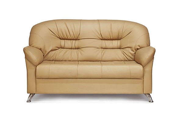 Прямой диван Парм двухместный, экокожа в Шахтах - изображение