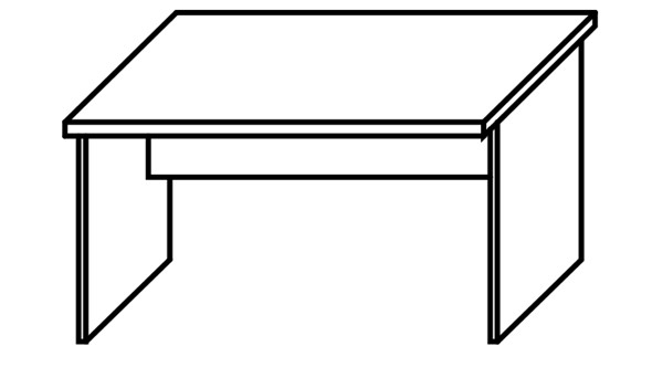 Письменный стол IMAGO-R СП-3.1 1400х600х755 в Шахтах - изображение