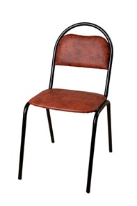 Офисный стул Стандарт СРП-033 Эмаль коричневый кожзам в Шахтах - предосмотр